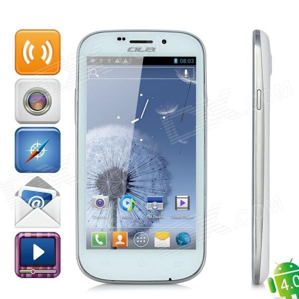 OLA MEGA Android 4.0 Dual-Core Smartphone w / 4.7 "tela capa