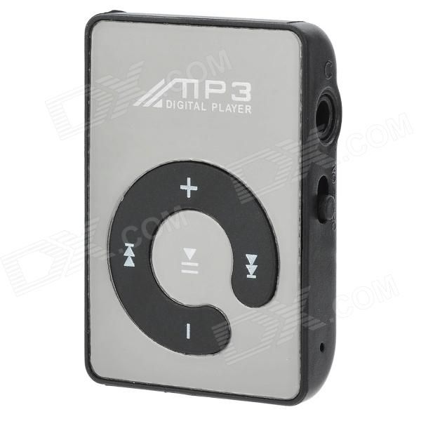 Portátil recarregável MP3 Player w / Clip / TF / Fones de ou