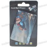 Cartão de Crédito Estilo USB 2.0 MP3 Player recarregável - P